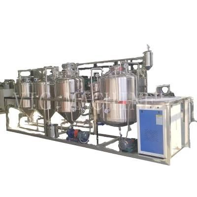 1000 KG/D 304 Stainless steel oil refining machine oil refinery