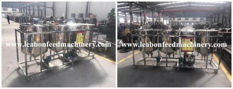 China Manufacturer Mini Palm Oil Refining Plant Cooking Oil Refinery Machine