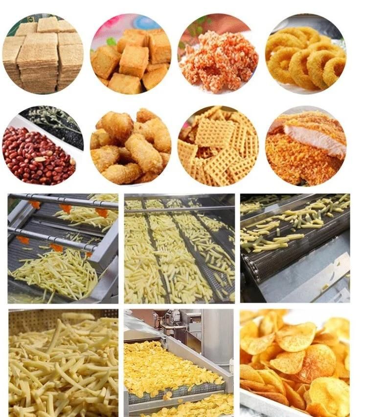 Industrial Batch Deep Fryer Frying Machine for Chips Garlic Peanut