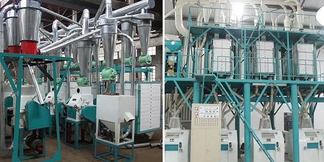 Wheat Flour Milling Complete Set Making Flour Grinding Machine (40t)