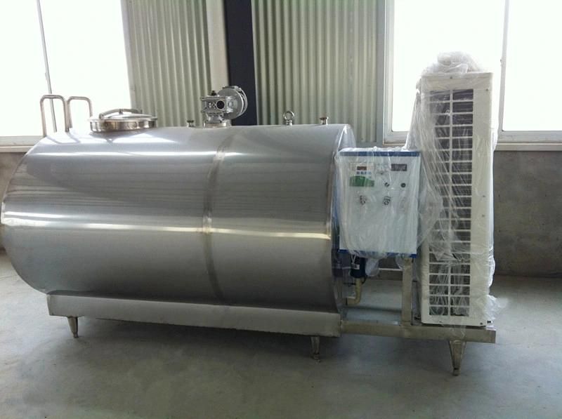 300L 500L 1000L 2000L Semi Oval Milk Cooling Tank Factory