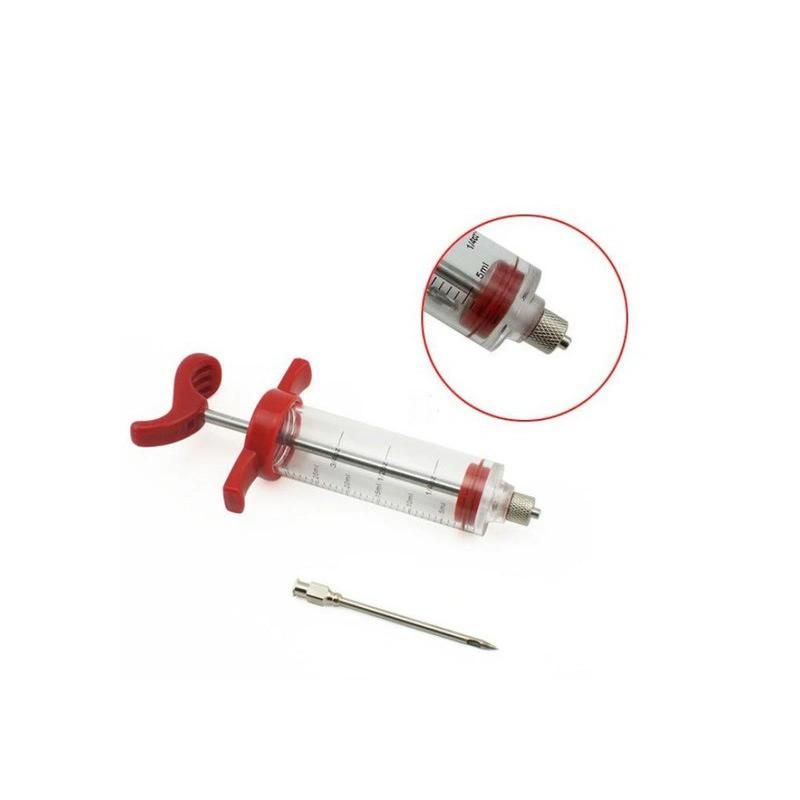 Meat Injector Syringe Lightweight Meat Syringe Marinade Injector for Marinade Flavor Holiday Dinners Restaurant Esg11963