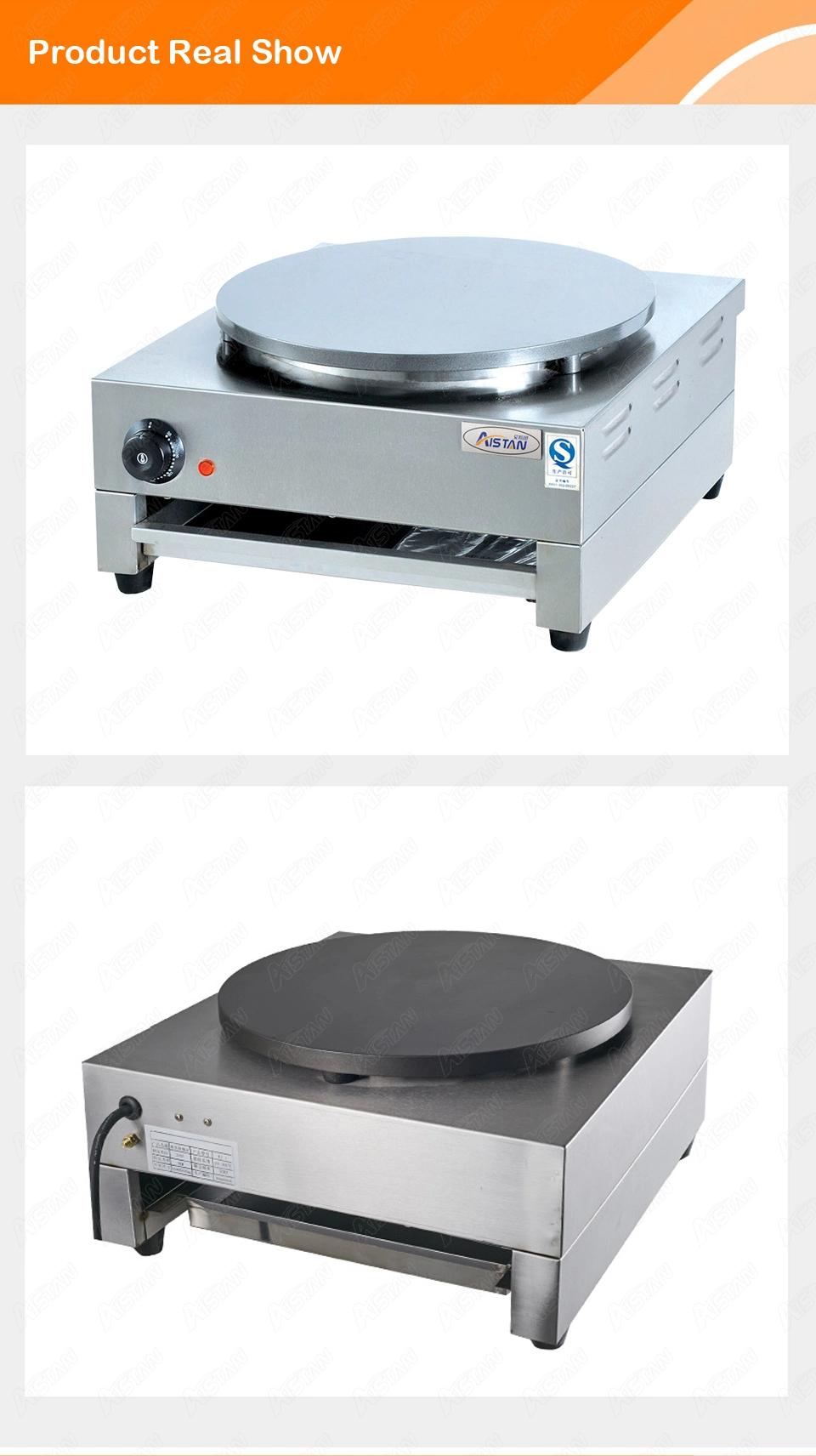 De2 Professional Stainless Steel Commercial Non-Stick Electric Double Plate Crepe Maker Pan Cake Making Machine