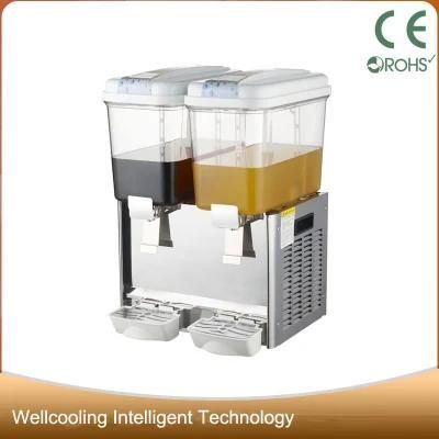 18 Liters Double Tanks Fruit Juice Machine Cold Beverage Dispenser