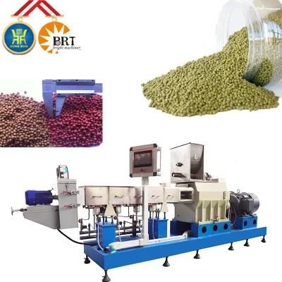 Big Output China Manufacture Automatic Fish Food Processing Machine Floating Fish Feed ...