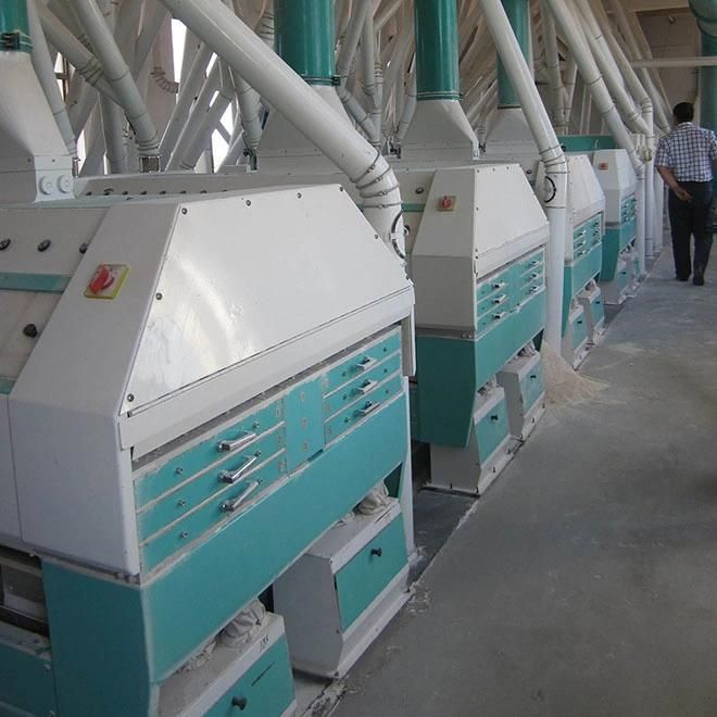 200t Automatic Wheat Flour Mill Machinery with PLC Control