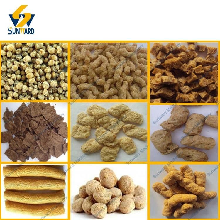 Automatic Industry Soya Chunks Machine Soya Nugget Production Machine