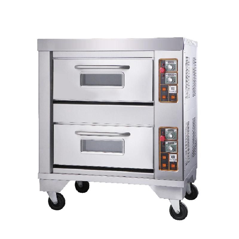 Gas Type 2 Decks 2 Trays Bakery Oven