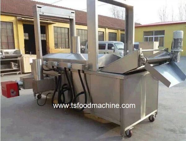 Industrial Food Frying Equipment Fish and Chips Belt Fryers Machine