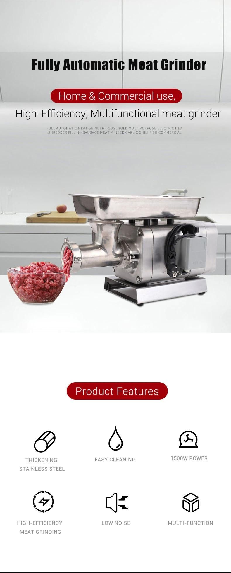 #12 Manufacturer Factory Price SS304 Electric Meat Mincer and Grinder Machine