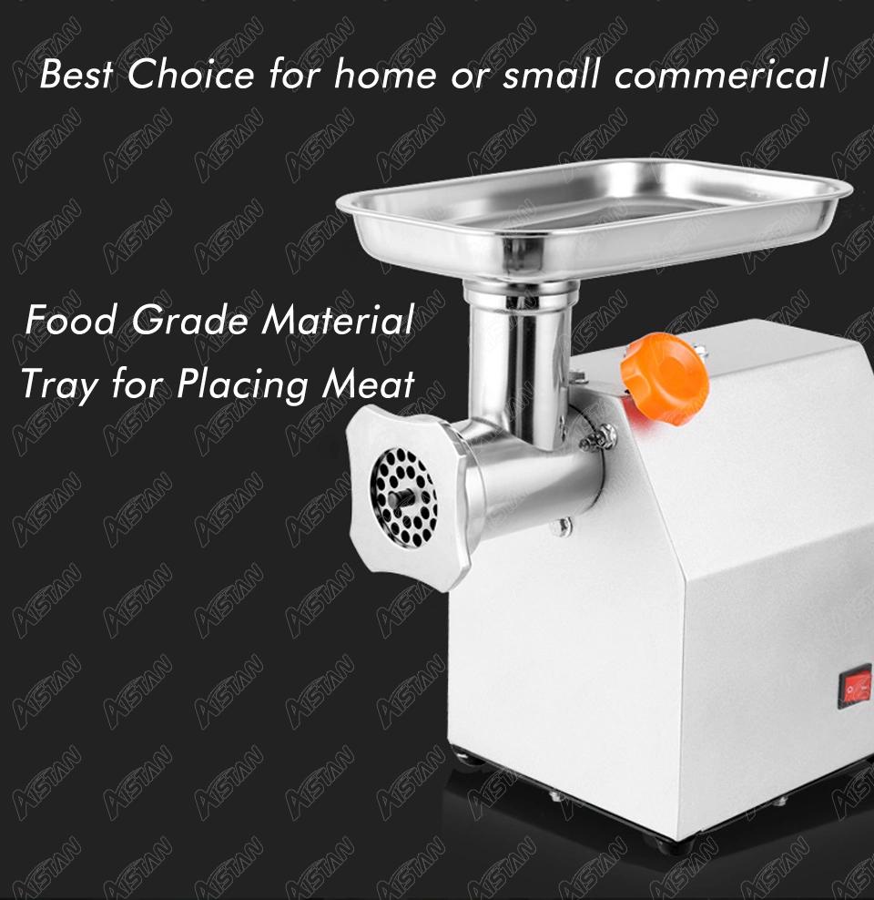 Tc8 Automatic Multifunctional Electric Meat Grinder Mincer Machine Food Grade Stainless Steel Food Tray