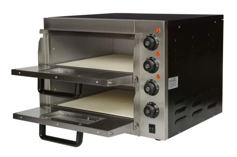 Commercial Restaurant Kitchen Baking Equipment Bakery Machine Electric Pizza Oven Series CB2PT Food Machine