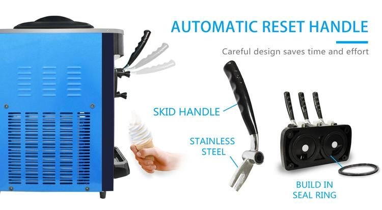 Sunrry Cheap Ice Cream Maker Machine Soft Serve Ice Cream Machine Mini Gelato Commercial Ice Cream Machine
