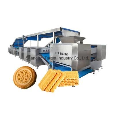 Model Bcq250 Complete Multi-Functional Biscuit Production Line