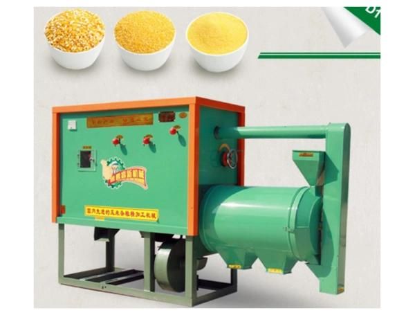 Small 300kg/H Corn Grits Making Machine, Corn Grits Processing Machine