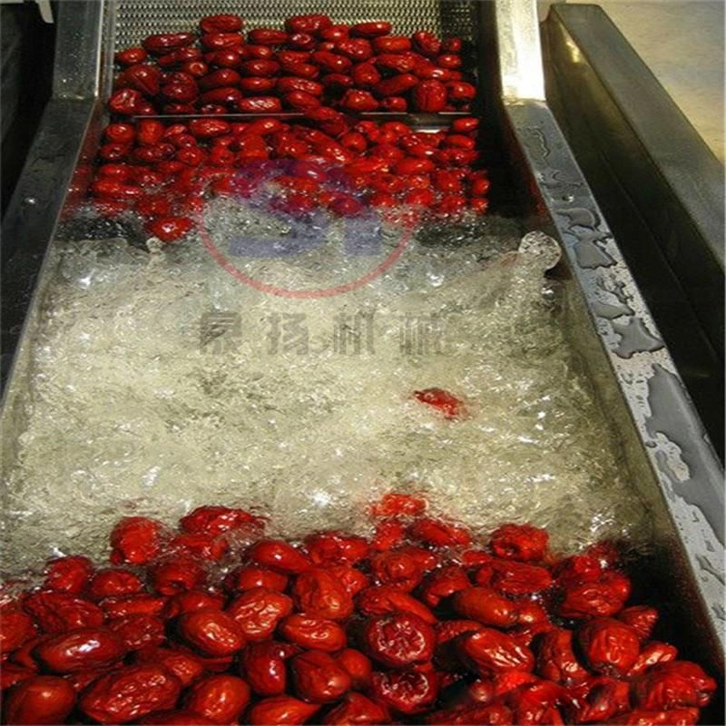 2020 Automative Food Fruit Vegetable Bubble Washing Conveying Machine