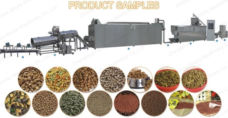 Fully Automatic Dog Cat Rabbit Bird Fish Shrimp Feed Making Machine Pet Food Extrusion Line