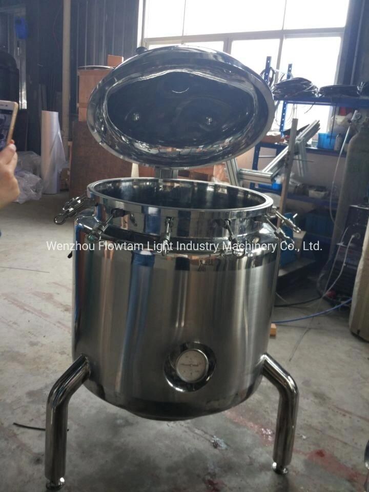 Pneumatic Open Stainless Steel Jacket Cooking Pot