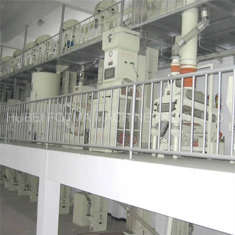 120t/D Compact Auto Rice Milling Machinery