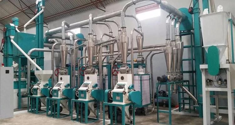 2021 Full Automatic Maize Flour Making Corn Grinding Mill Machine