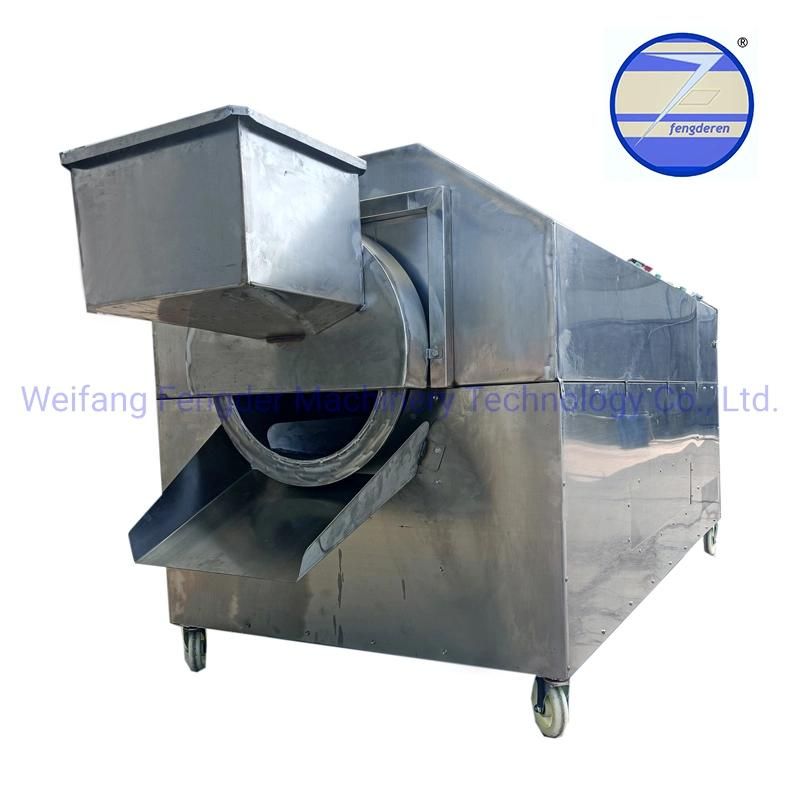 Automatic Peanut/Coffee/Cashew/Sesame/Sunflower Seeds Electromagnetic Heating Roasting Machine