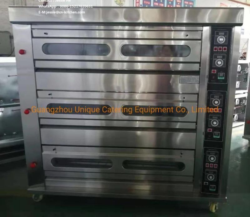 Electric Deck Oven 3 Deck Baking Oven of Bakery Equipment