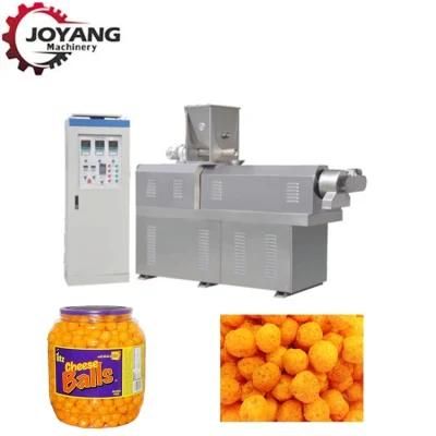 Puffy Corn Curls Machines Crunchy Snacks Maker Plant Maize Extruder Line