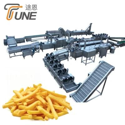 100kg/H Semi Automatic Small Scale Frozen Potato Flakes Chips Processing Plant Making ...