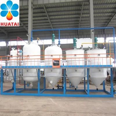 Continuous Vegetable Oil Refinery Cooking Oil Refining Machine