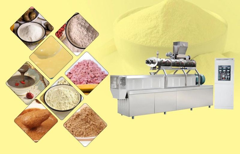 Automatic Instant Powder Food Making Machine Nutrition Rice Powder Making Production Line for Sale