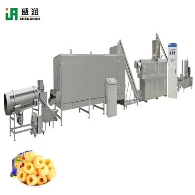 Twin Screw Maize Snacks Food Machine Equipment Puffed Snack Product Line