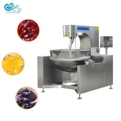 Large Capacity Industrial Automatic Tilting Fruit Jam Planetary Cooking Mixer Machine