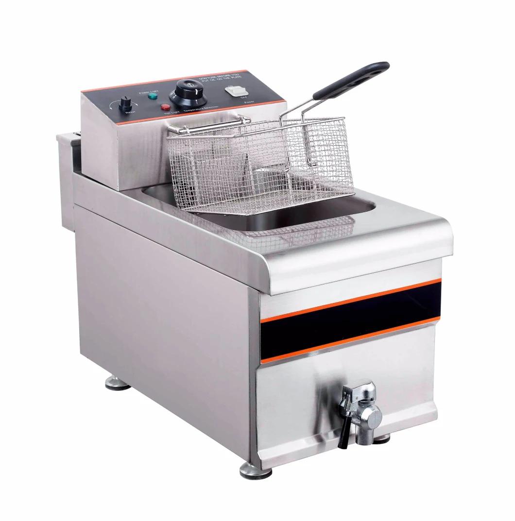 Electric Deep Fryer (1-Tank, 1-Basket)