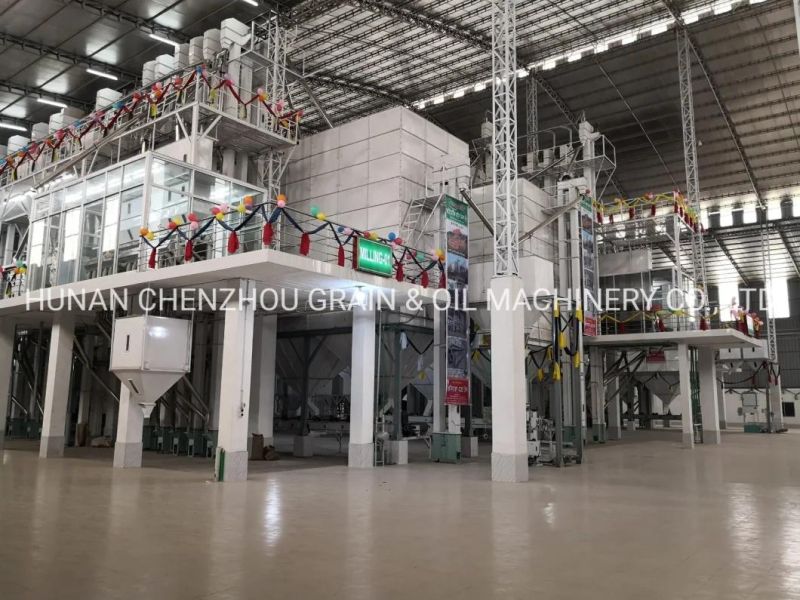 Clj Brand Complete Rice Processing Line Auto Rice Milling Machine Commerical Complete Parboiled Rice Mill Plant