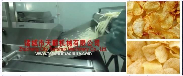 Industrial Frying Potato Chips Processing Line Automatic Countinous Frying Line