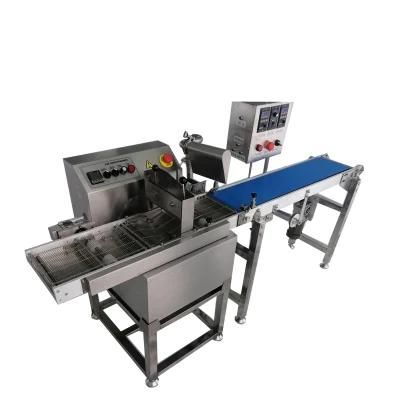 Factory Fully Automatic Various Chocolate Snacks Chocolate Coating Machine