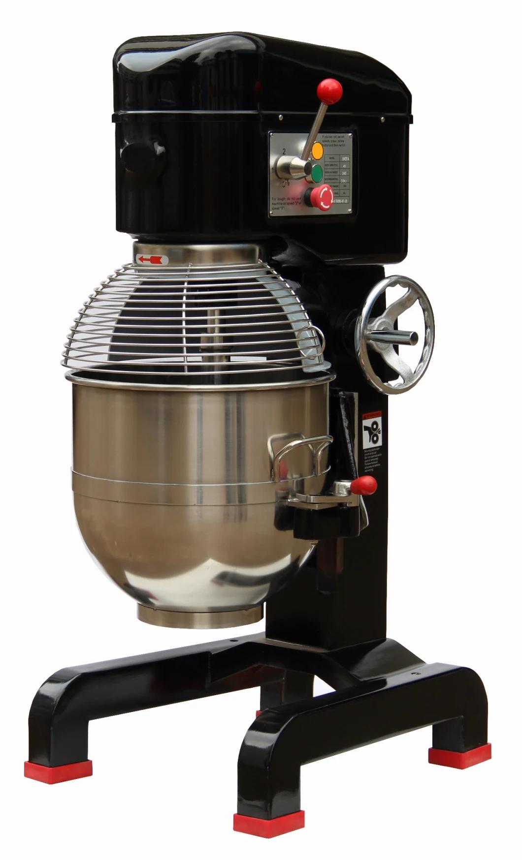 Hongling Bakery Equipment 60L 25kg Planetary Food Mixer with Auto Lifter+Hand Lifter