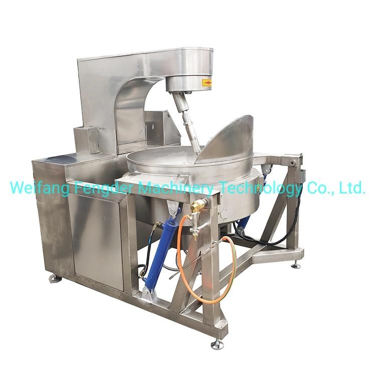 Fully Automatic Planet Jacket Kettle Industrial Planetary Mixer Steam Cooking Kettle