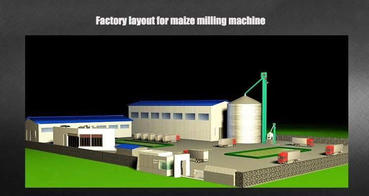 2021 Full Automatic Maize Flour Making Corn Grinding Mill Machine