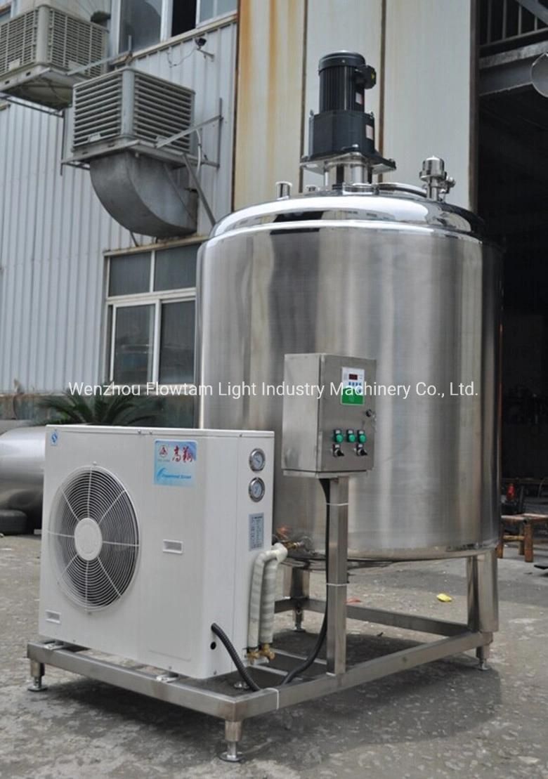 High Capacity Stainless Steel Vertical Milk Honey Cooling Tank