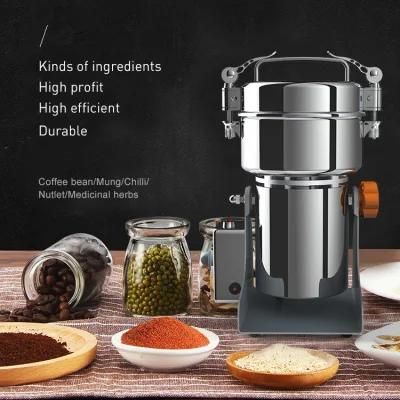 800g Kitchen Dry Spice Grinder Stainless Steel Herb Powder Grinder Soybean Almond Grinder ...