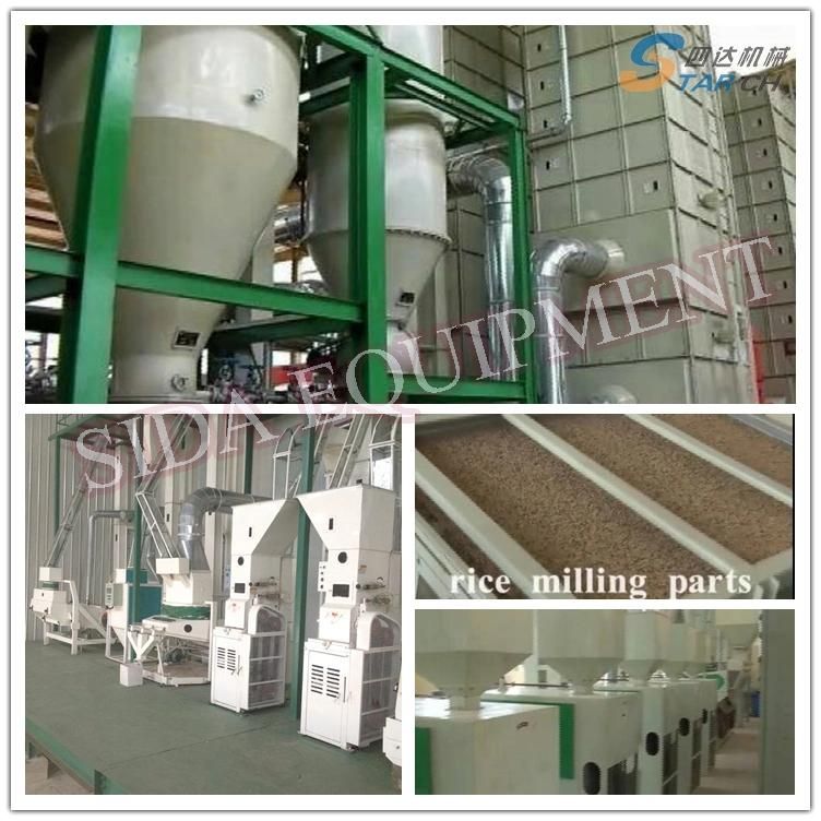 10 Ton Paddy Rice Processing Machine with Parboiling Drying Boiler Price