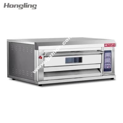 Digital Display Luxury 1-Deck 1-Tray Gas Oven for Bakery