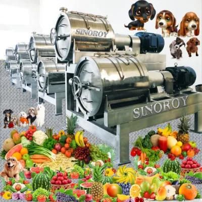 1-3 Tons Per Hour Pet Food Fruit Vegetable Sauce Puree Paste Jam Processing Line and ...