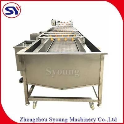 Commercial Full Automatic Fruit Vegetable Washer Cleaner Processing Machine