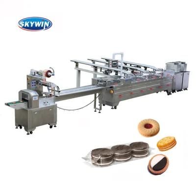 Biscuit Machine Cookie Sandwiching Machine Sandwich Cracker Food Making Equipment