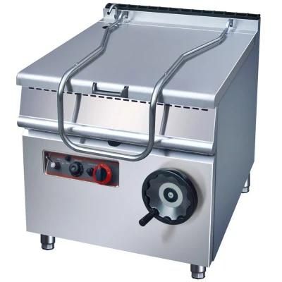 Commercial Gas Tilting Braising Pan, Cooking Pan 700mm