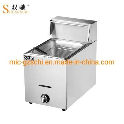 Gas Fryer Making Machine Potato Chips Fryer