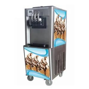 Commercial 3 Flavor Frozen Yogurt Soft Serve Ice Cream Machine