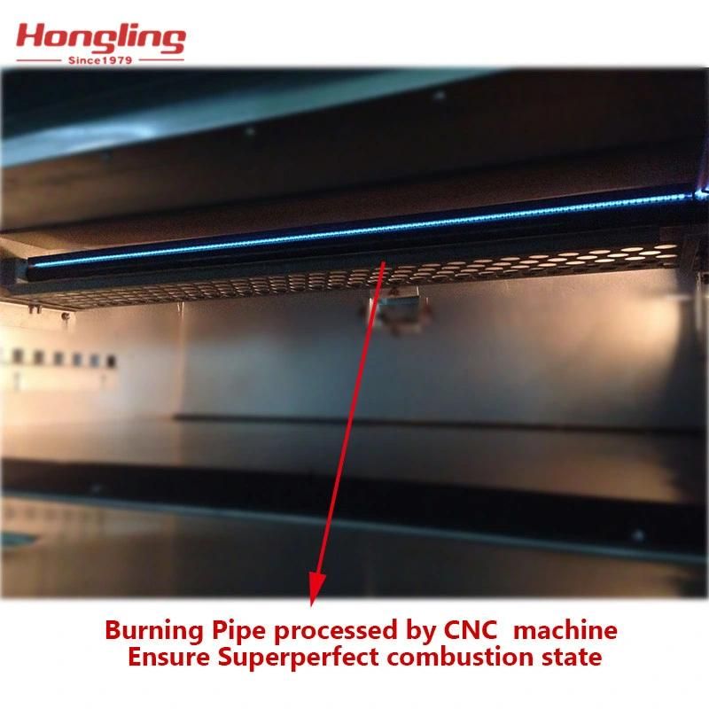 Single Layer 6 Tray Big Capacity Gas Oven for Bakery